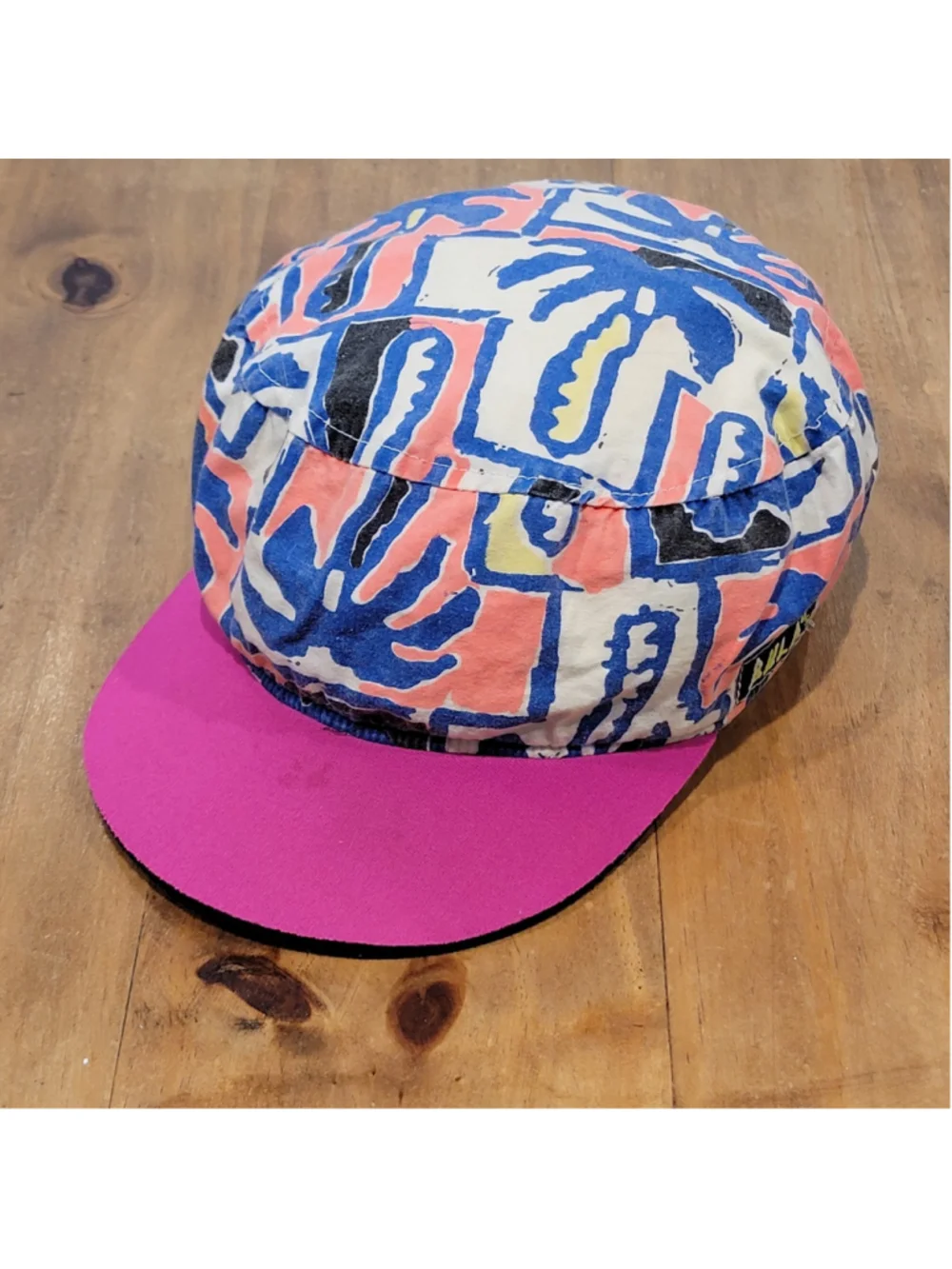 Vintage Bula 90s Lake River Floating Hat One Size Foam Brim Multicolor Print - Picture 7 of 11
